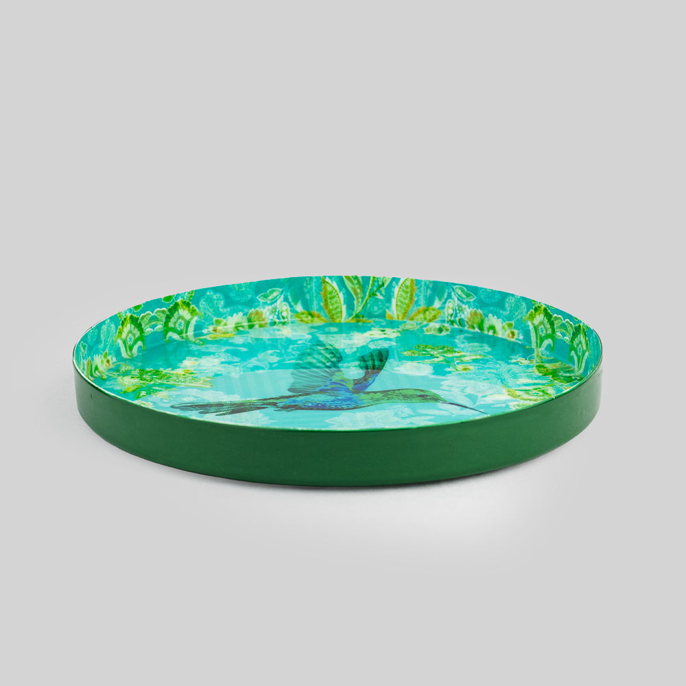 Tropical Hummingbird Serving Tray