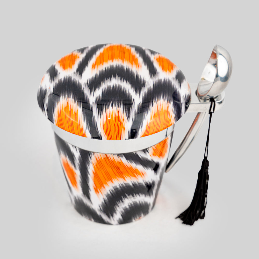 Ice Cream Pint Holders Ikat Print