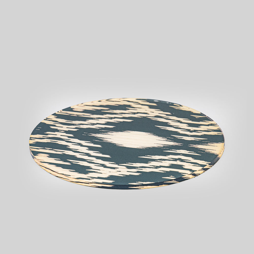 Acrylic Black Weave Print Trivets