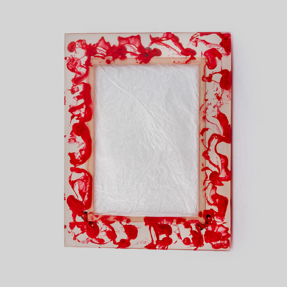 Stylish acrylic photo frame for desks or shelves