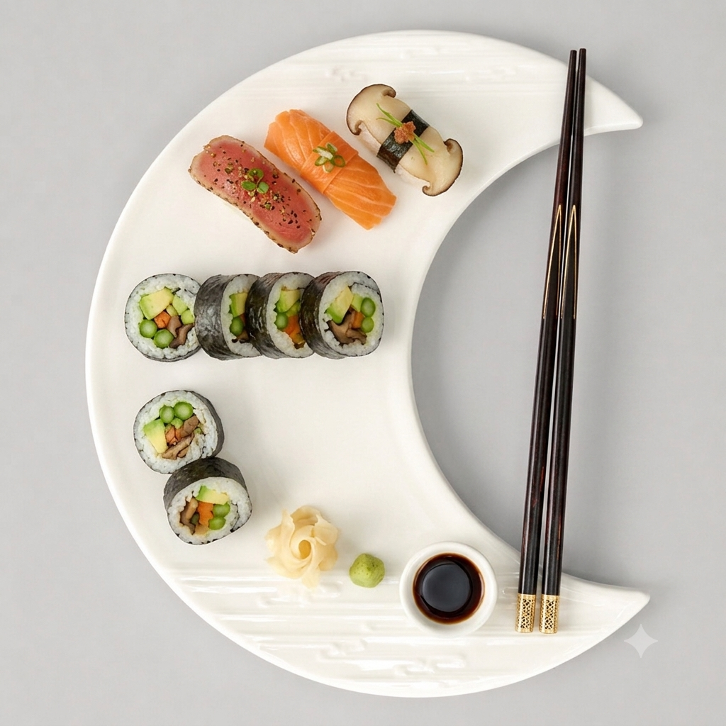 Crescent Moon Plate