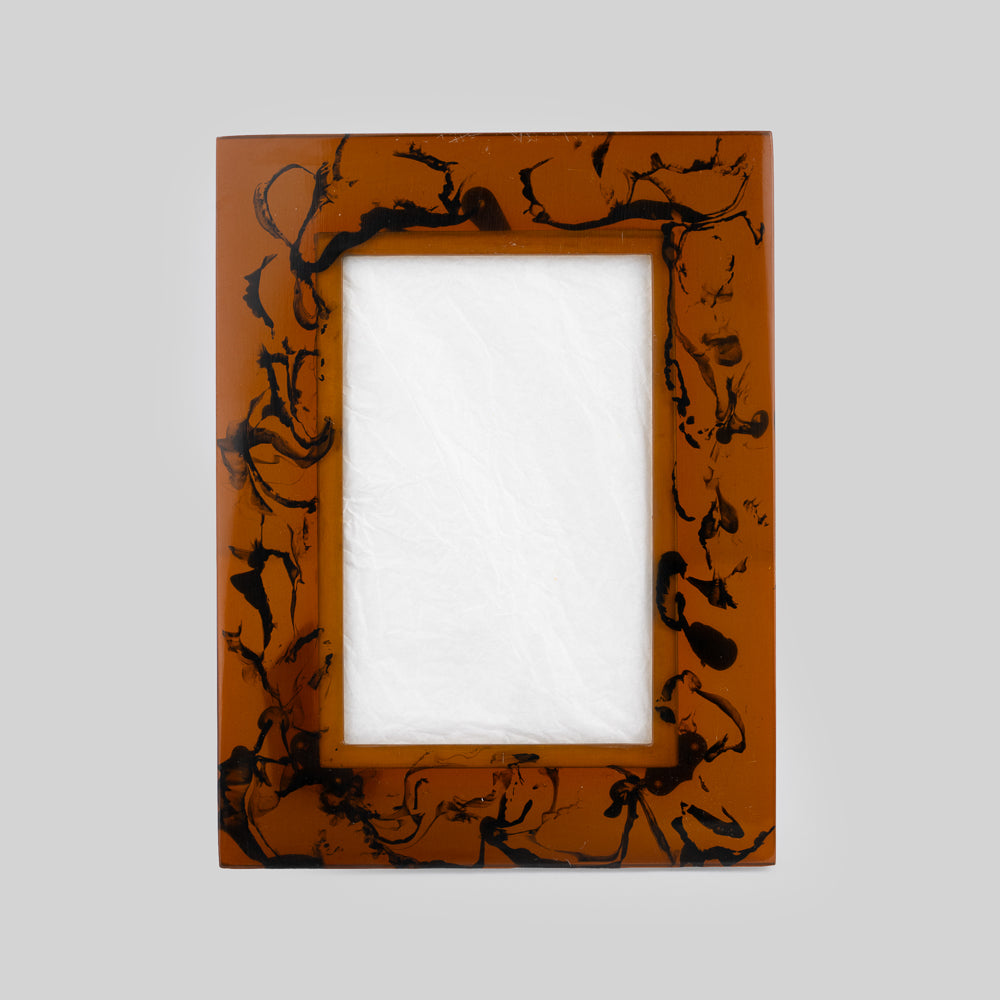 Tiger Shell Acrylic Photo Frame for tabletop display