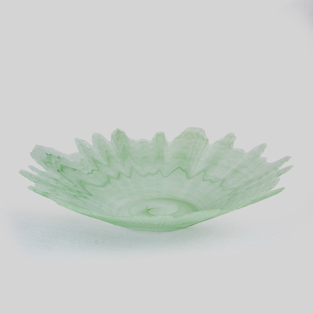 sculptural glass bowls
