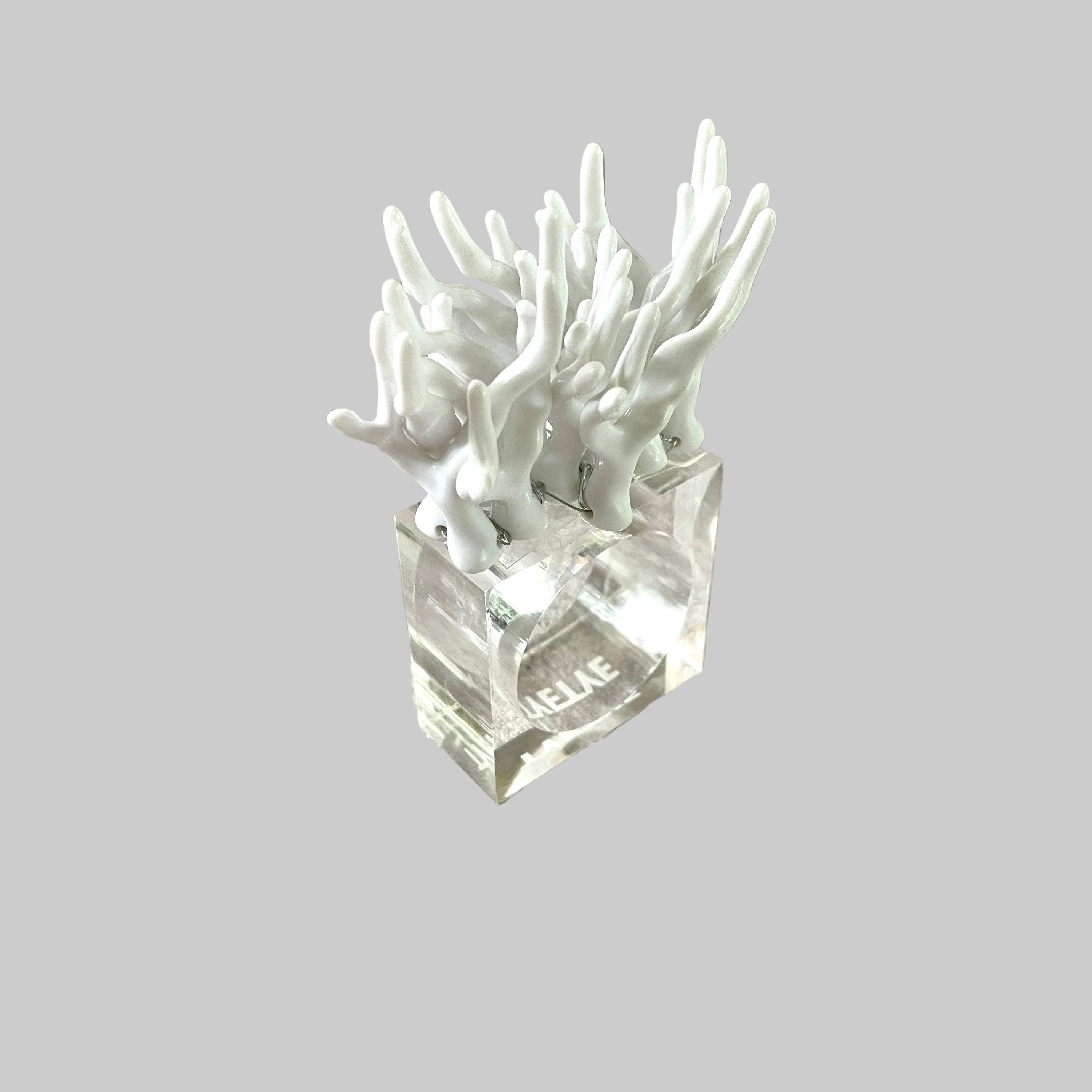 "Elegant Capri White Napkin Rings displayed on a beautifully set dining table."