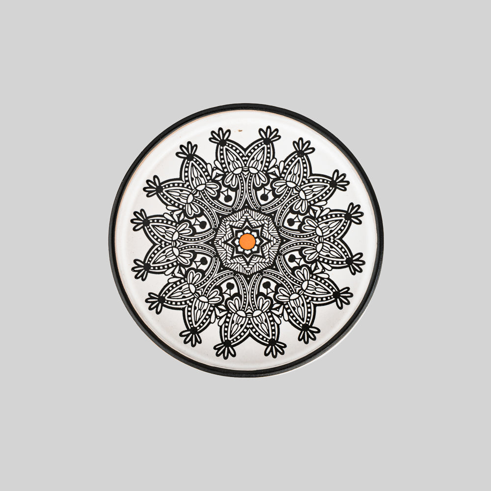 Mandala Print Dessert Plates (Set of 4)