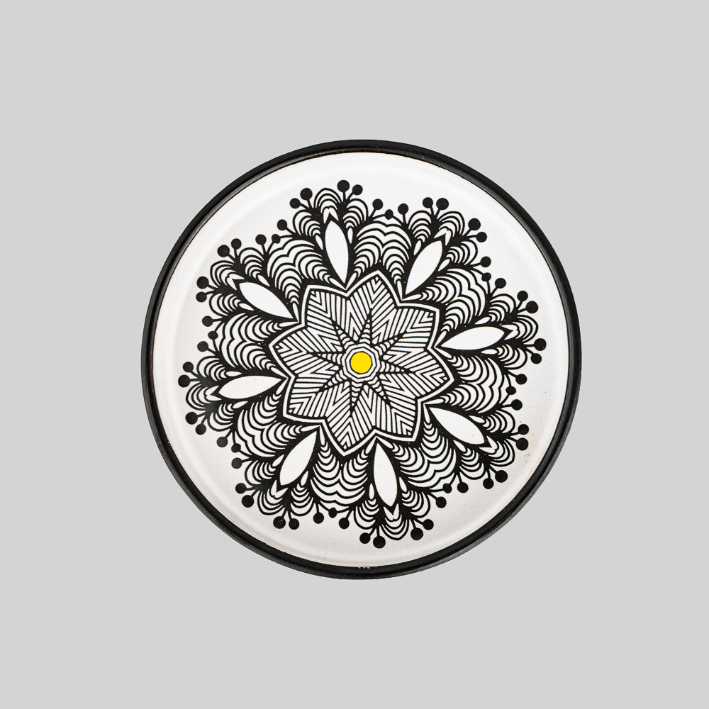 Mandala Print Dessert Plates (Set of 4)