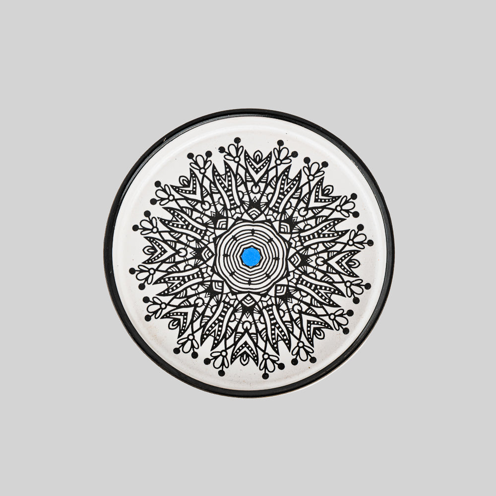 Mandala Print Dessert Plates (Set of 4)