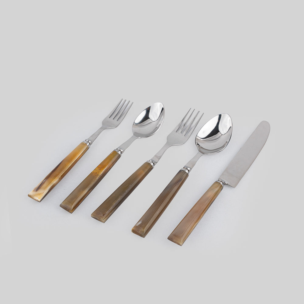 Horn Flatware 5-Piece Place Setting