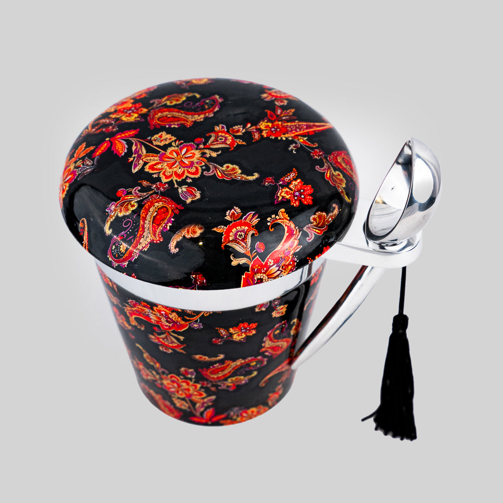 Ice cream Pint Holders Paisley Bloom