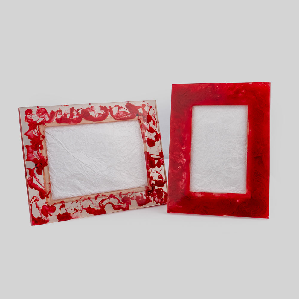 Ruby Glow Acrylic Photo Frame