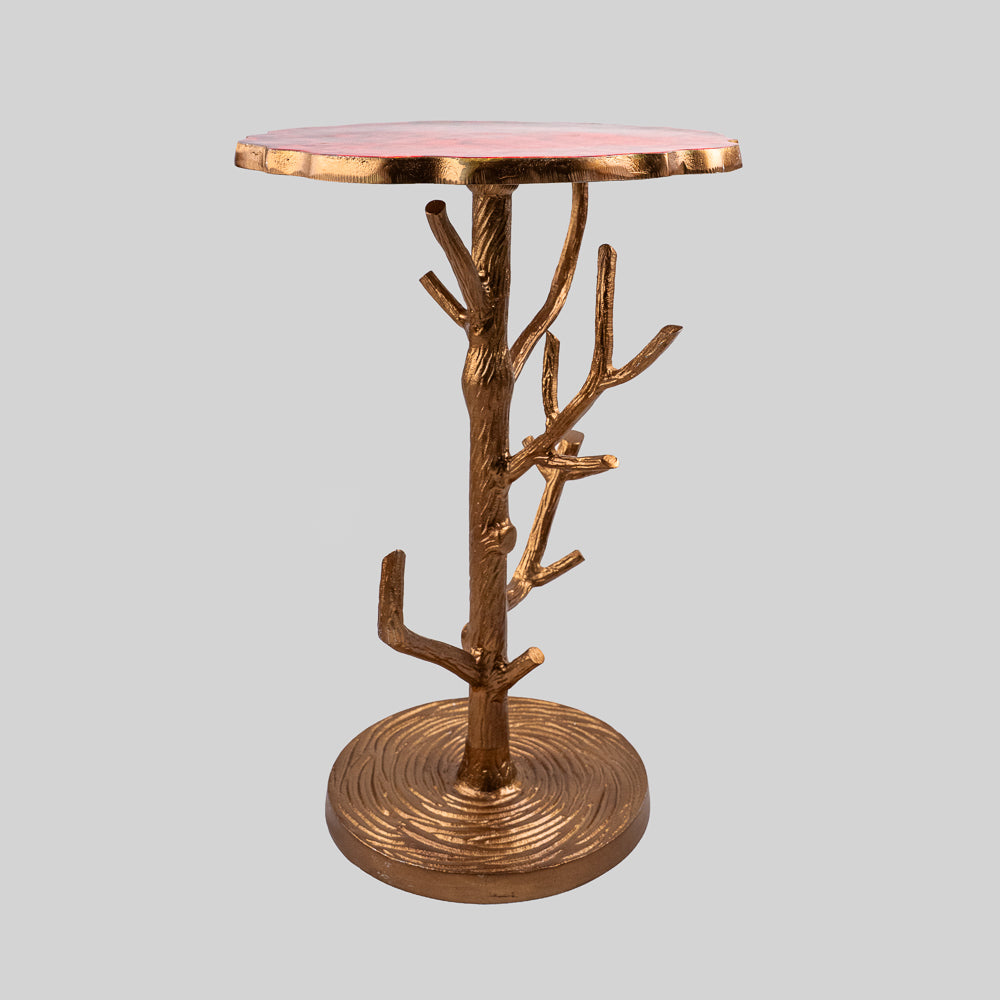 Crimson Fusion Side Table