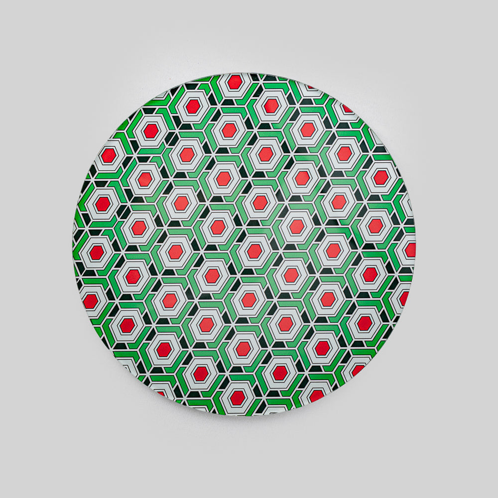 Acrylic Geometric Print Trivet