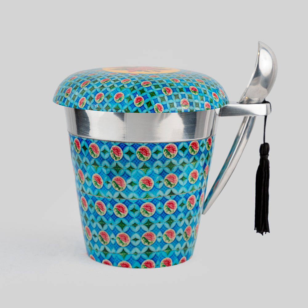 Cultural ice cream accessory for on-the-go enjoyment."