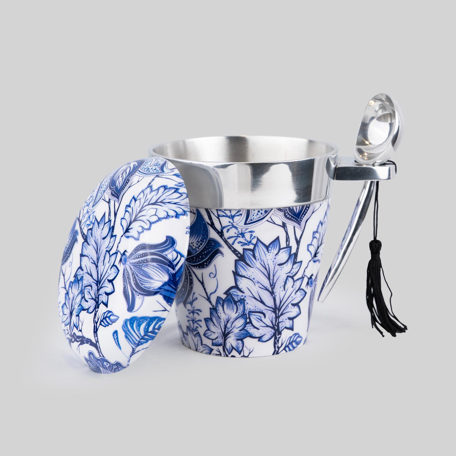 Blue Chinoseriece ICream Pint Holders