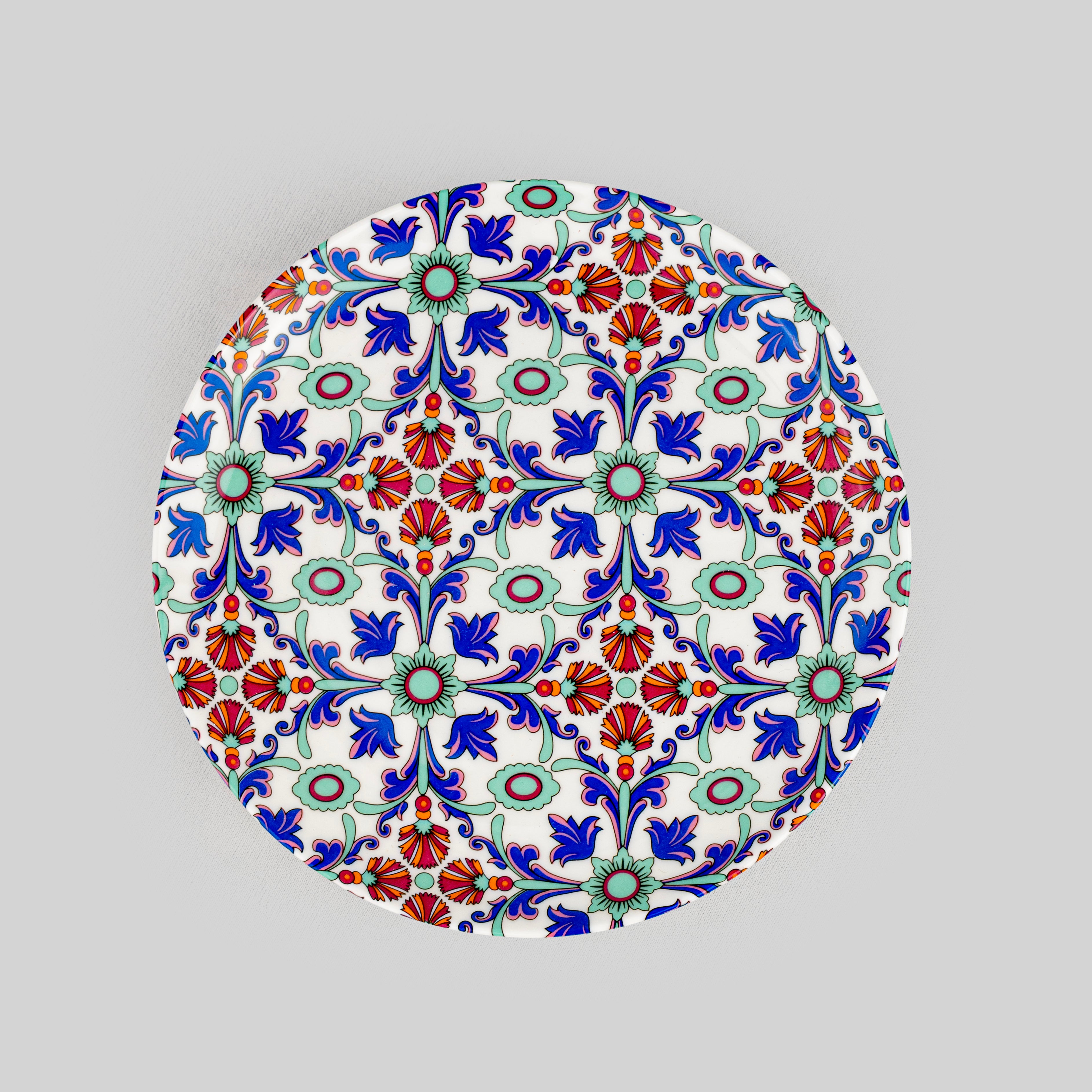 Single Persian Print porcelain plate 15cm 
mix and match designer dessert plate by tyetye india